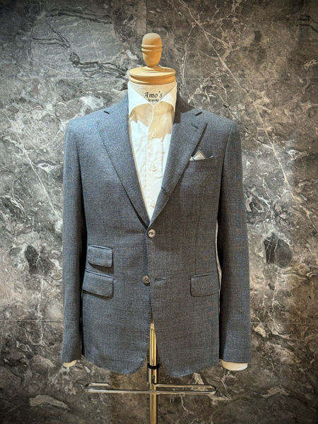 Picture of Grey hopsack-weave Sport Jacket